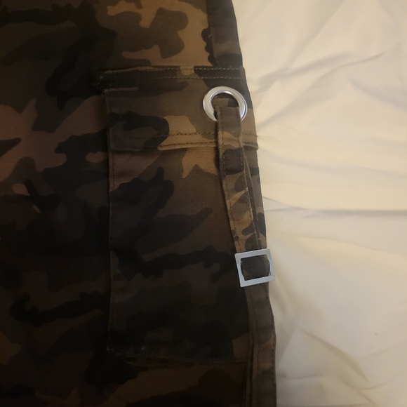 2 piece cargo camouflage denim set - Picture 2 of 14